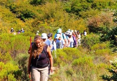 Organizan en La Cumbre una jornada de senderismo guiado